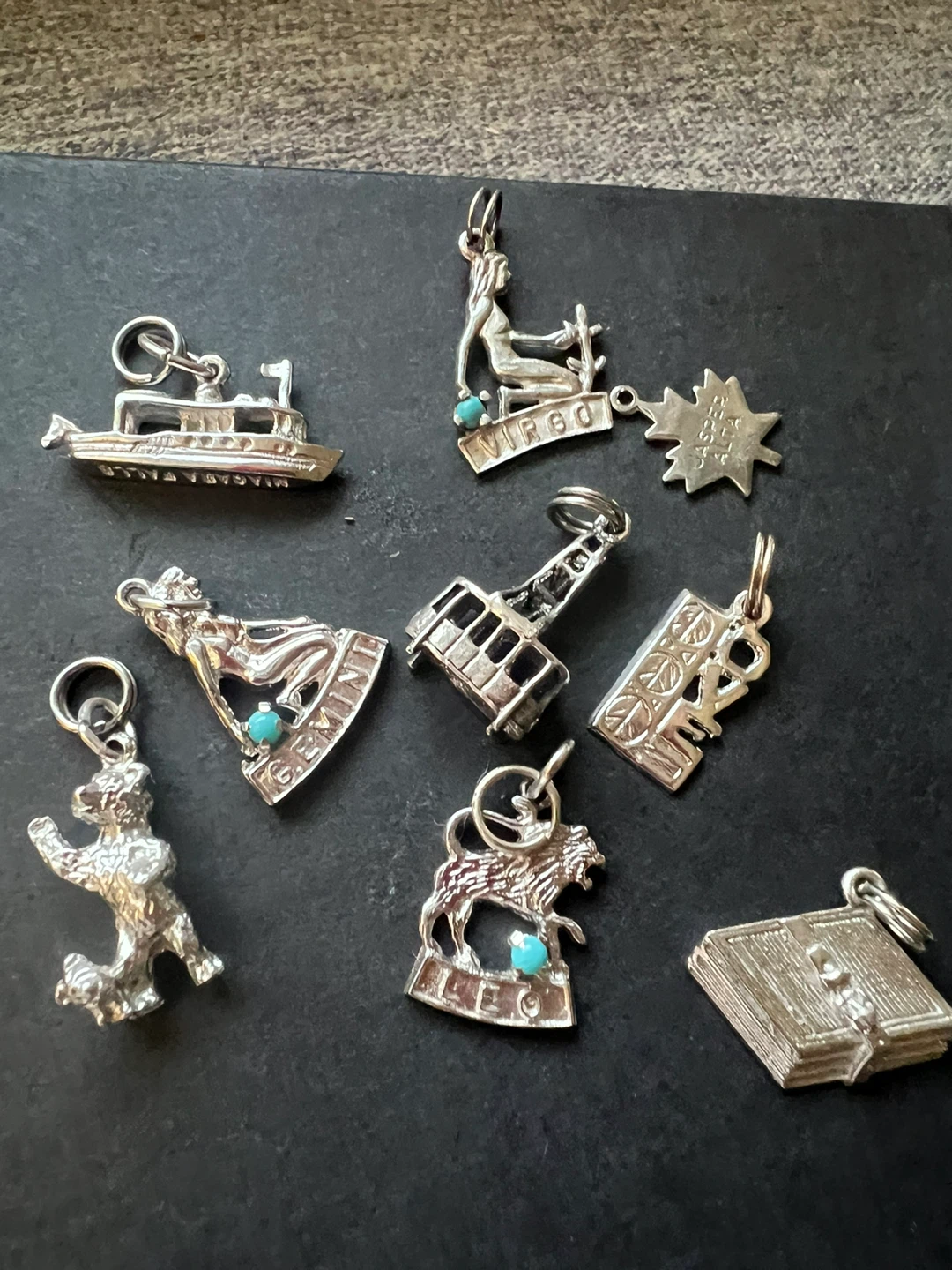 Set of 16 Sterling Silver Charms 5 dollars each - photo 2
