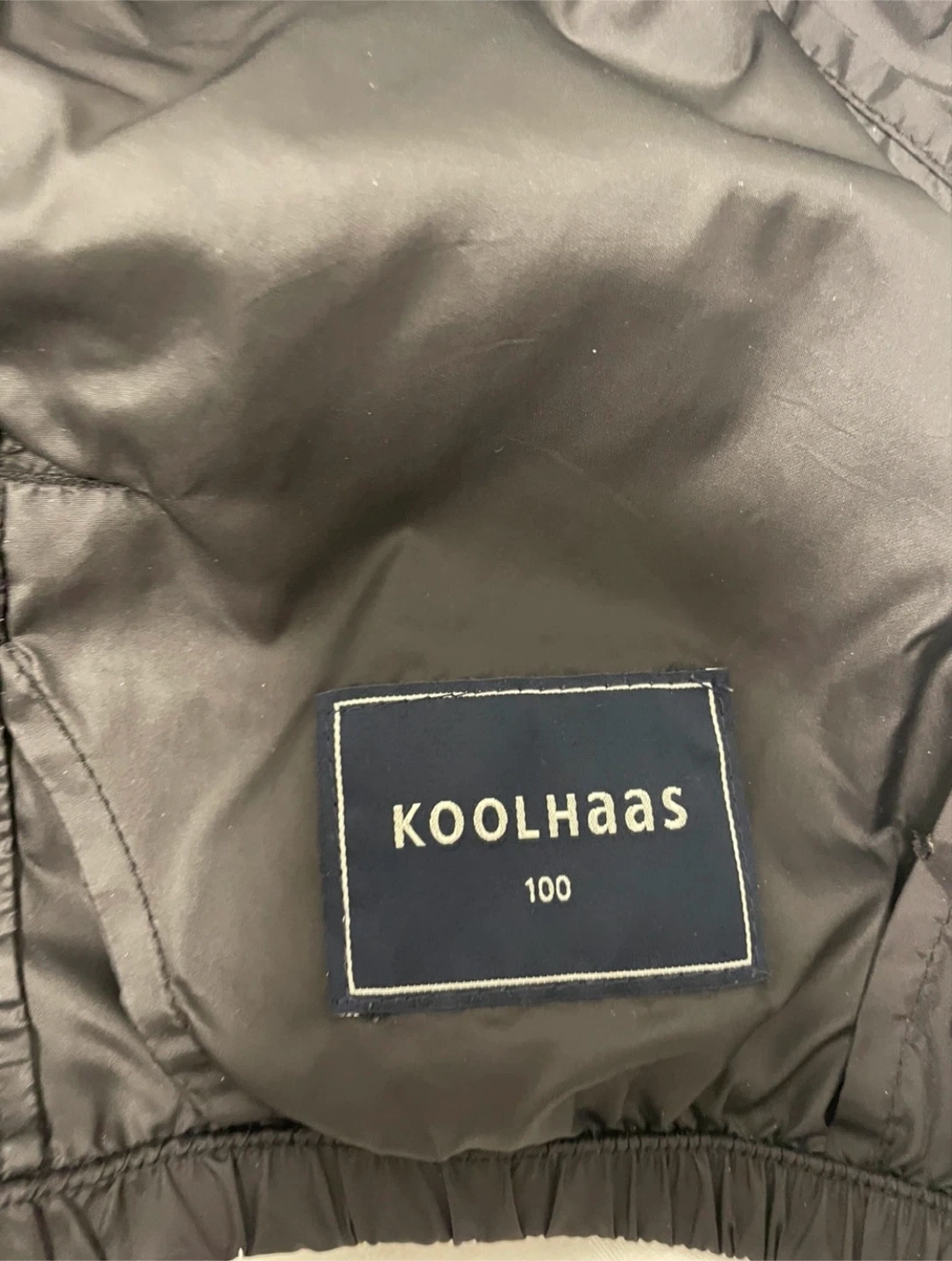 Koolhaas Black Windbreaker Jacket Size 100 - photo 5