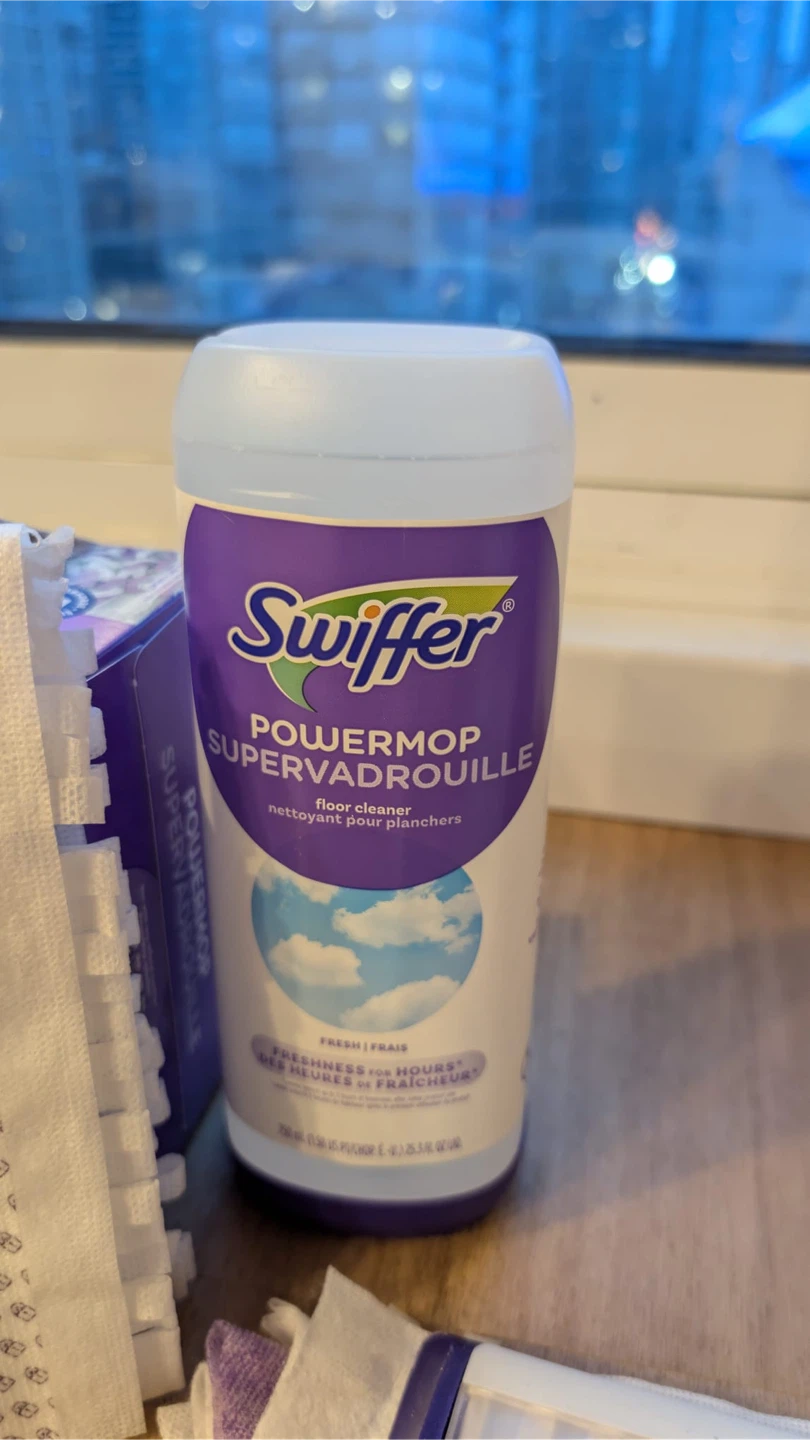 Swiffer PowerMop Kit (with 2 New Pads + 1 New Solution Bottle) - photo 3