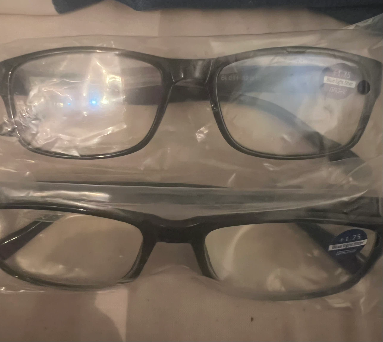 3 Pairs of +1.75 Blue Light Filter Reading Glasses