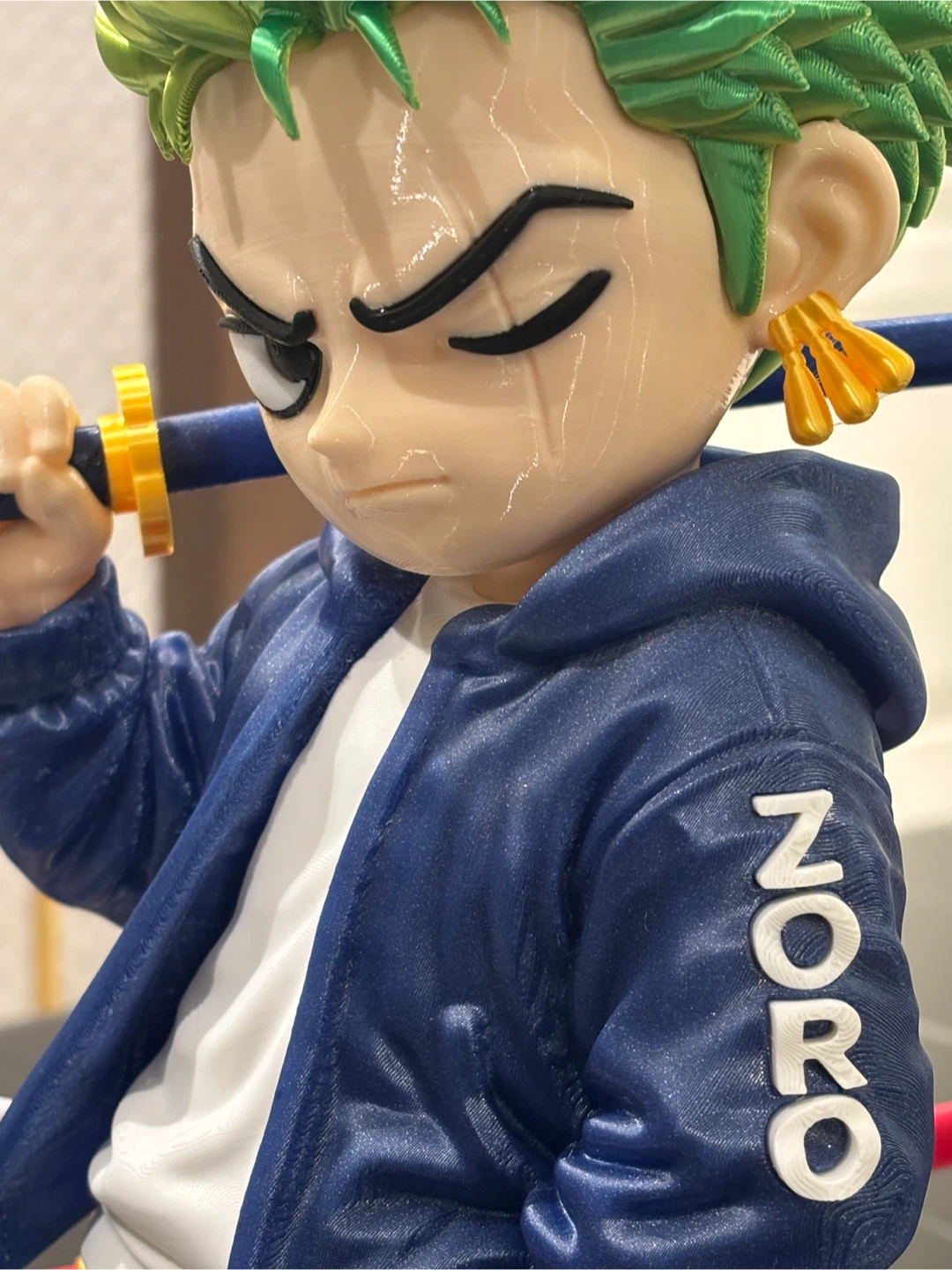 3D Print One Piece Zoro Anime Figure - photo 3