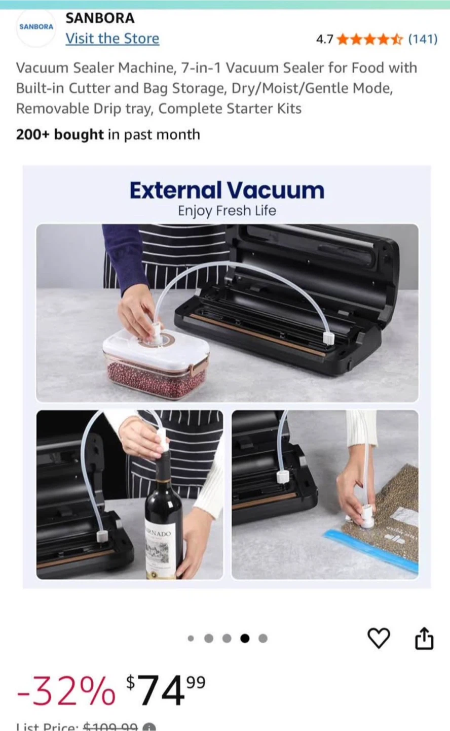 7-in-1 Vacuum Sealer Machine QH-25 - photo 4