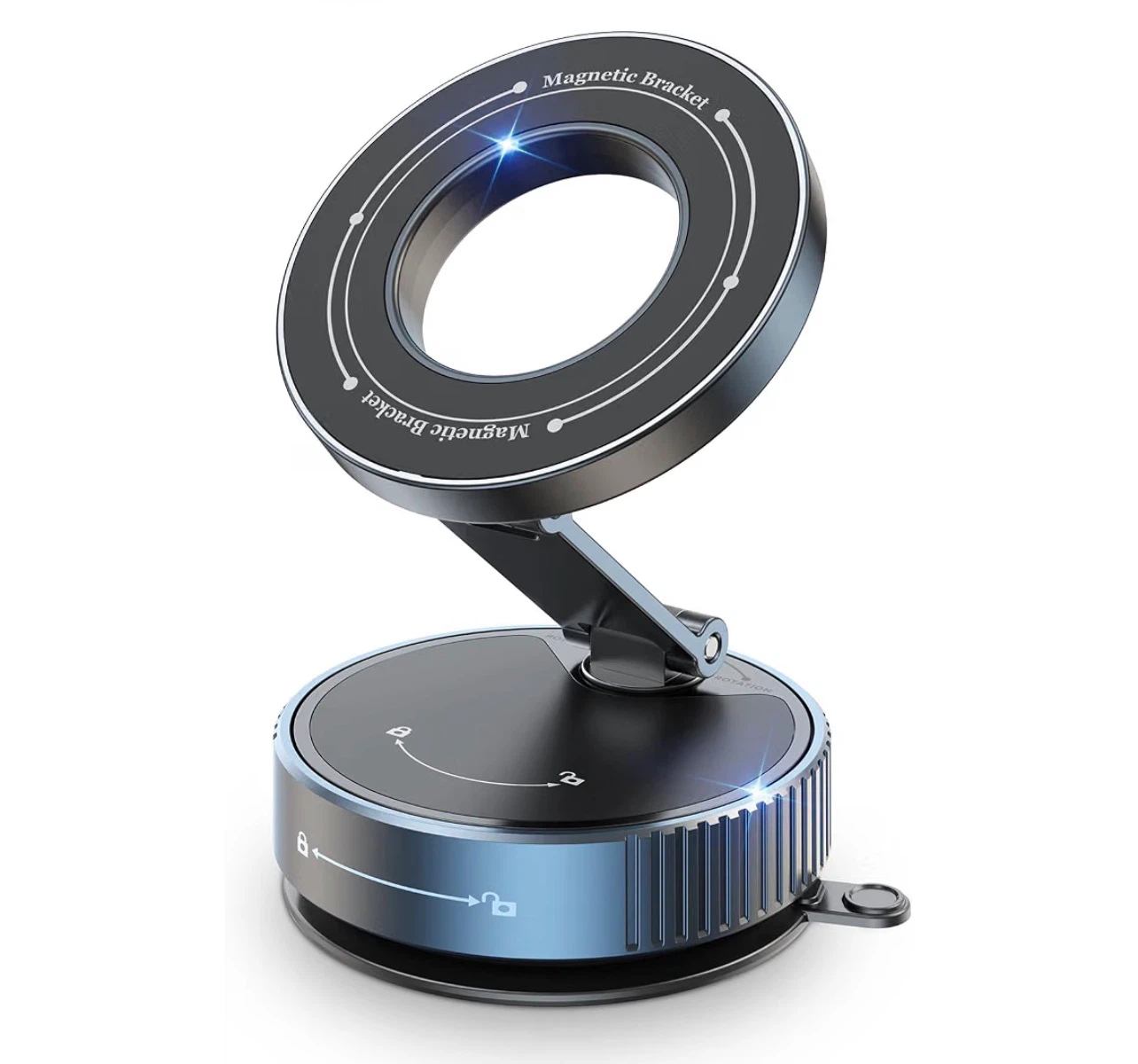 Magnetic Car Phone Mount with Nano Suction