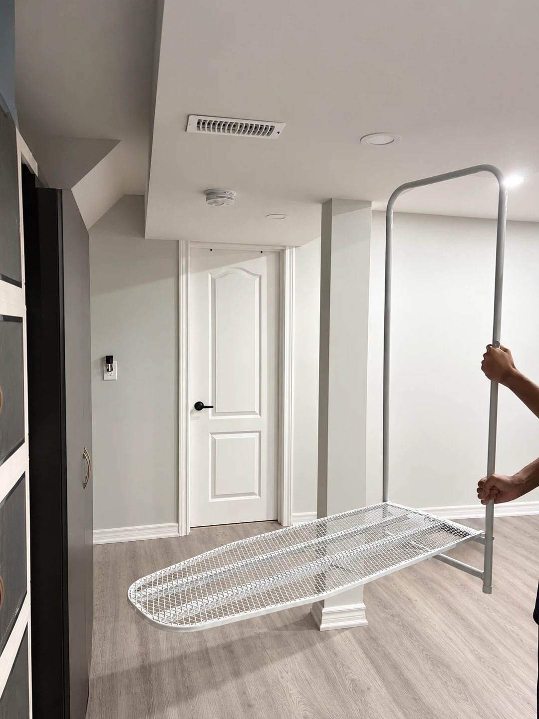 White Metal Ironing Hanging Board