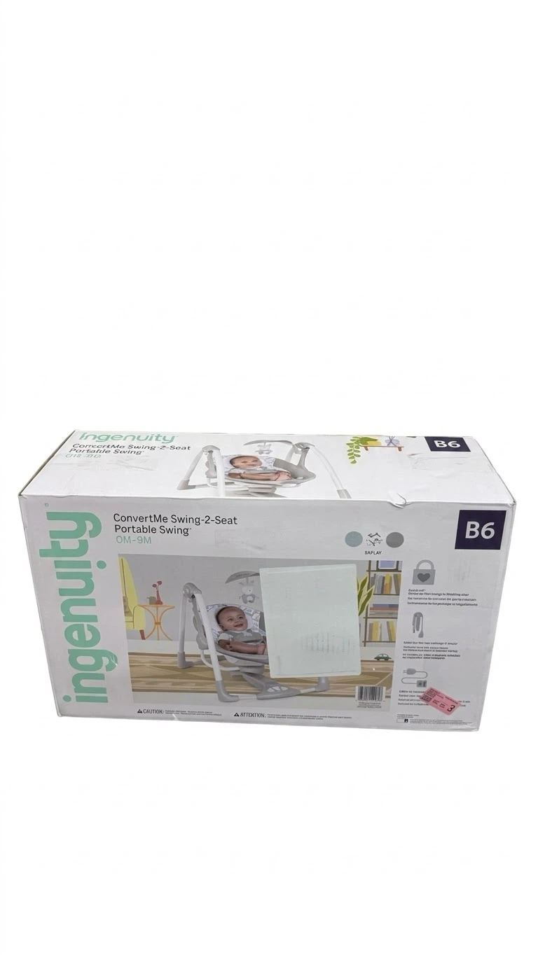 Ingenuity ConvertMe Swing-2-Seat Portable Swing - photo 2