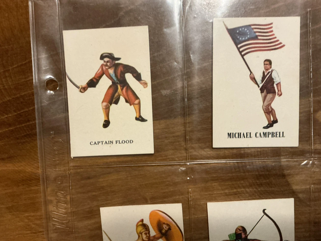 5. 1960’s Marx Warriors of The World Figures Cards ! - photo 2