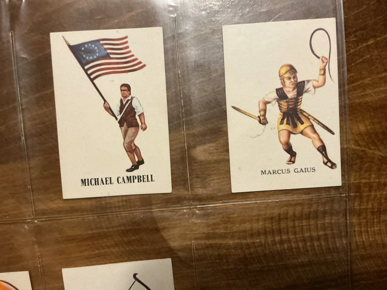 5. 1960’s Marx Warriors of The World Figures Cards ! - photo 3
