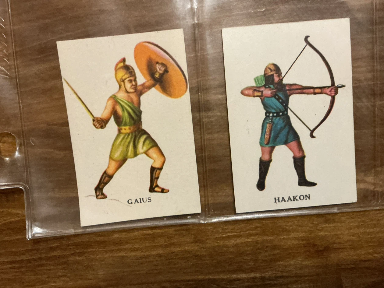 5. 1960’s Marx Warriors of The World Figures Cards ! - photo 4
