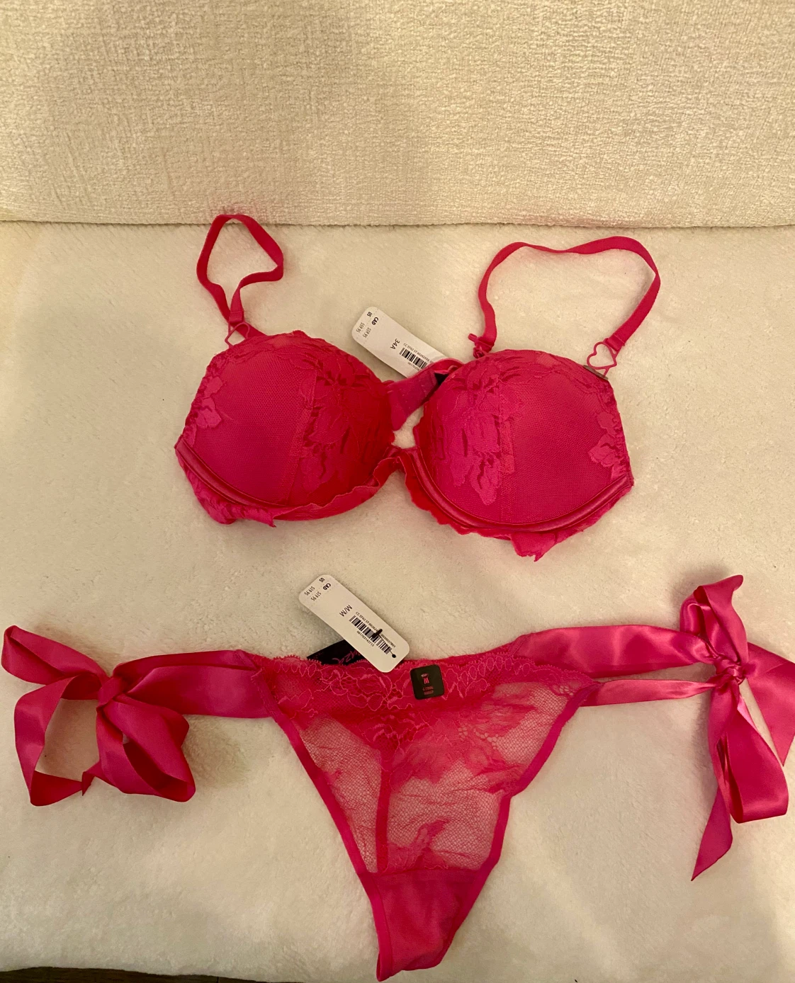 $50 off NEW La Senza Pink Bra and Panty Set