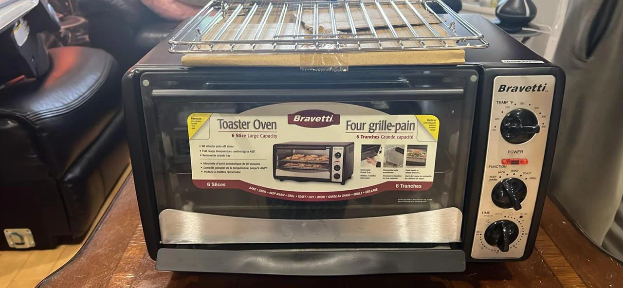 Bravetti 6-Slice Large Capacity Toaster Oven