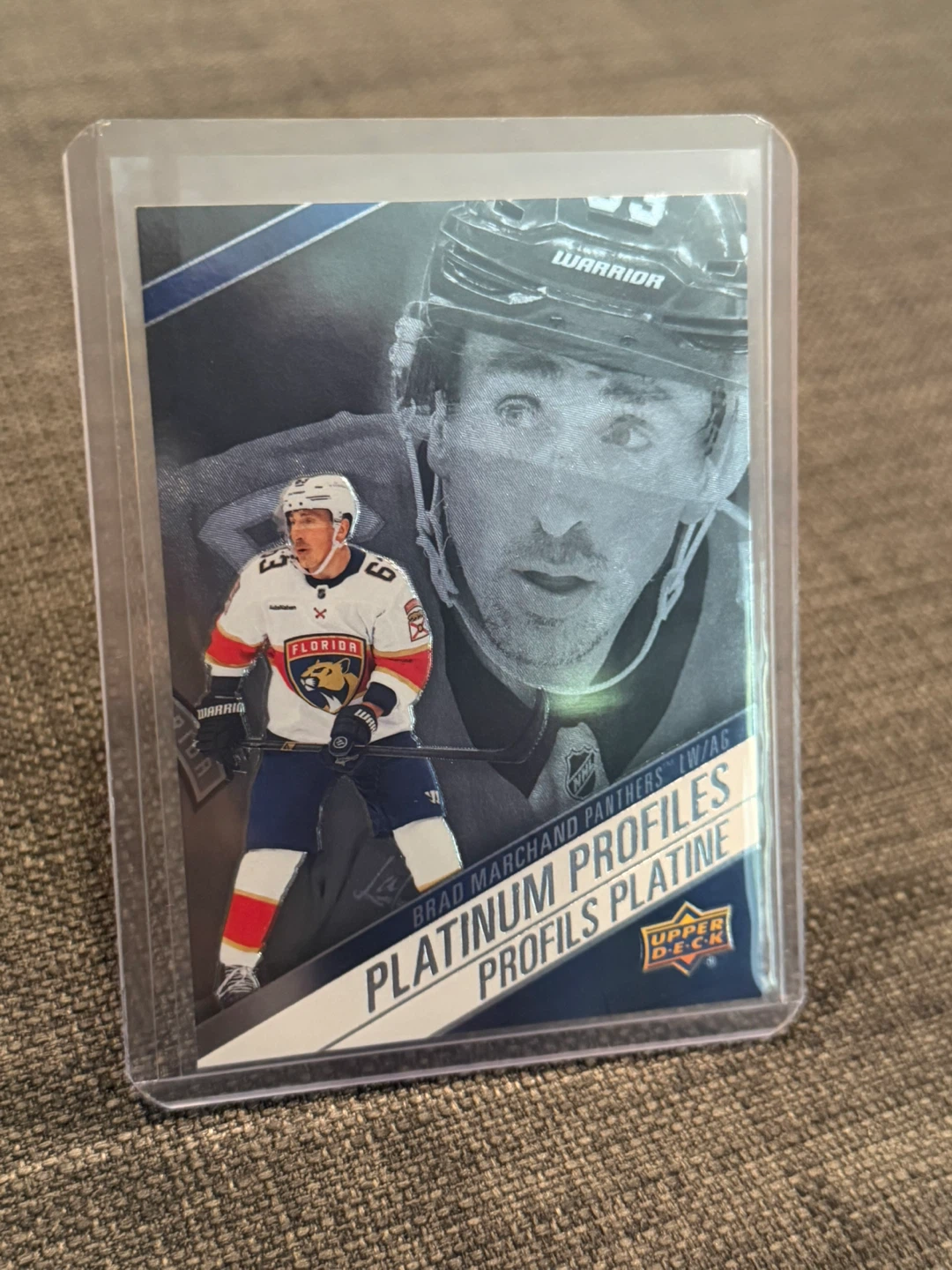 Brad Marchand Upper Deck Platinum Profiles Hockey Card