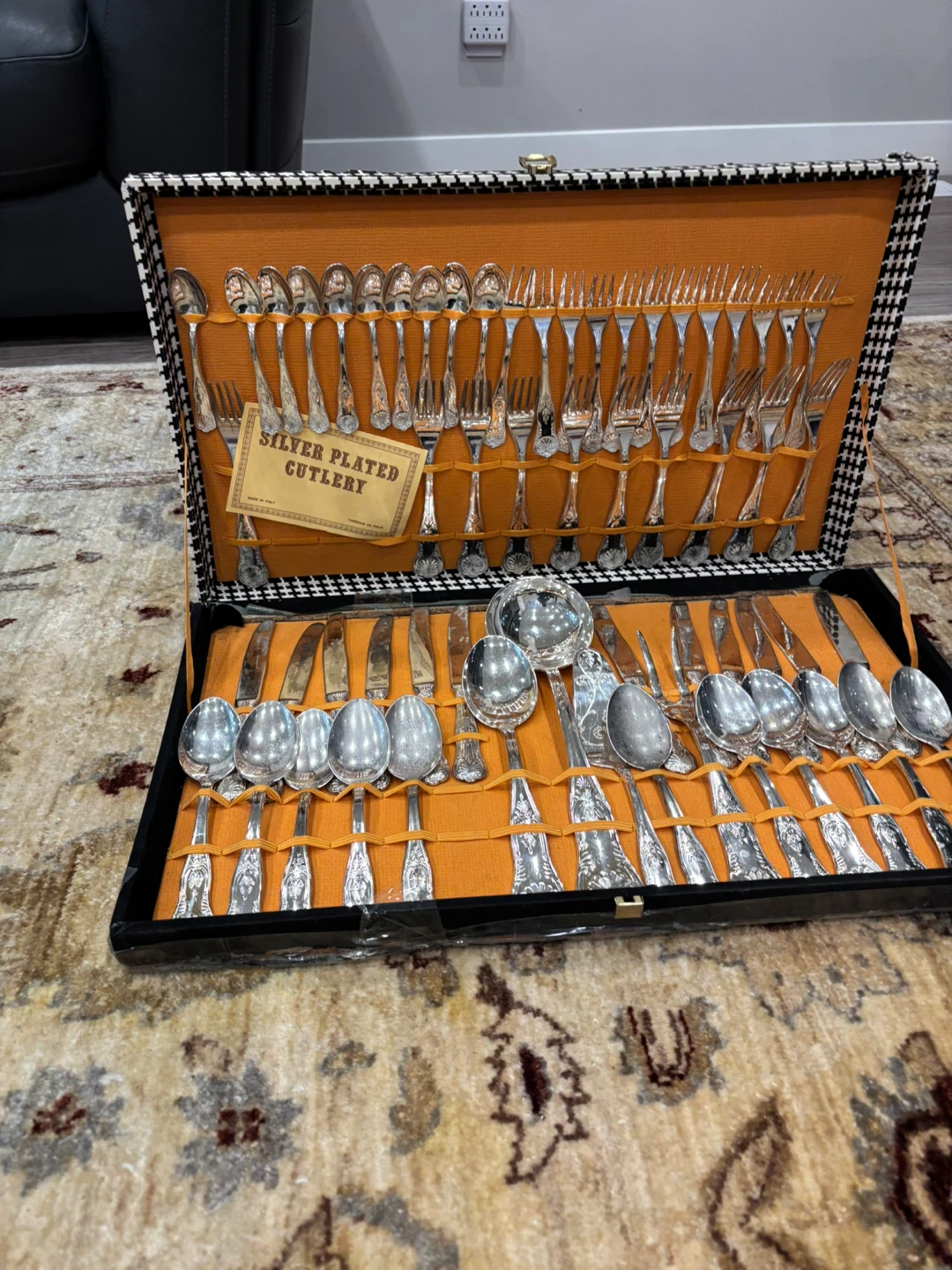 Beautiful Vintage Italian Silver-Plated Cutlery Set – 64 - photo 2