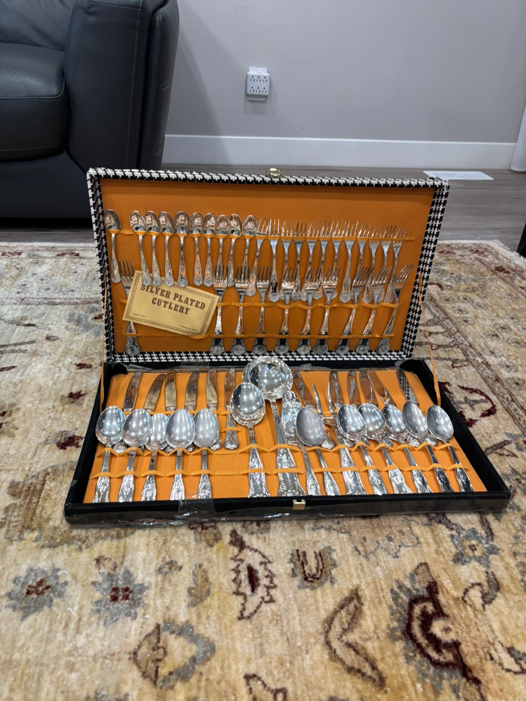 Beautiful Vintage Italian Silver-Plated Cutlery Set – 64 - photo 3