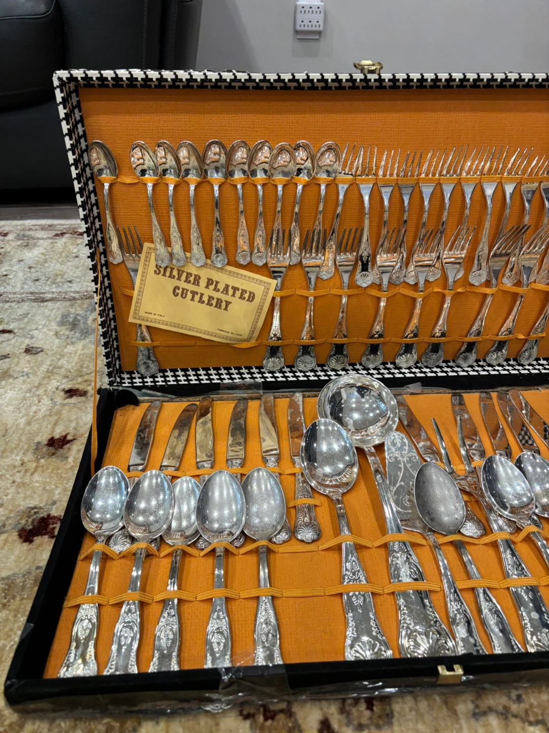Beautiful Vintage Italian Silver-Plated Cutlery Set – 64 - photo 4
