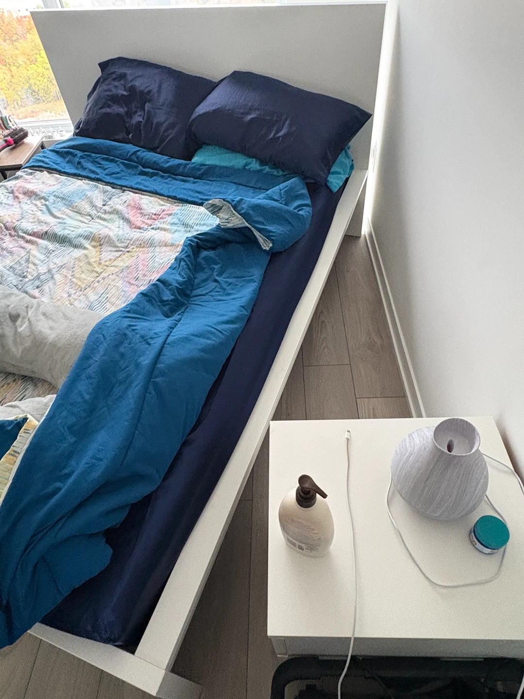 Queen Size IKEA bedframe and mattress