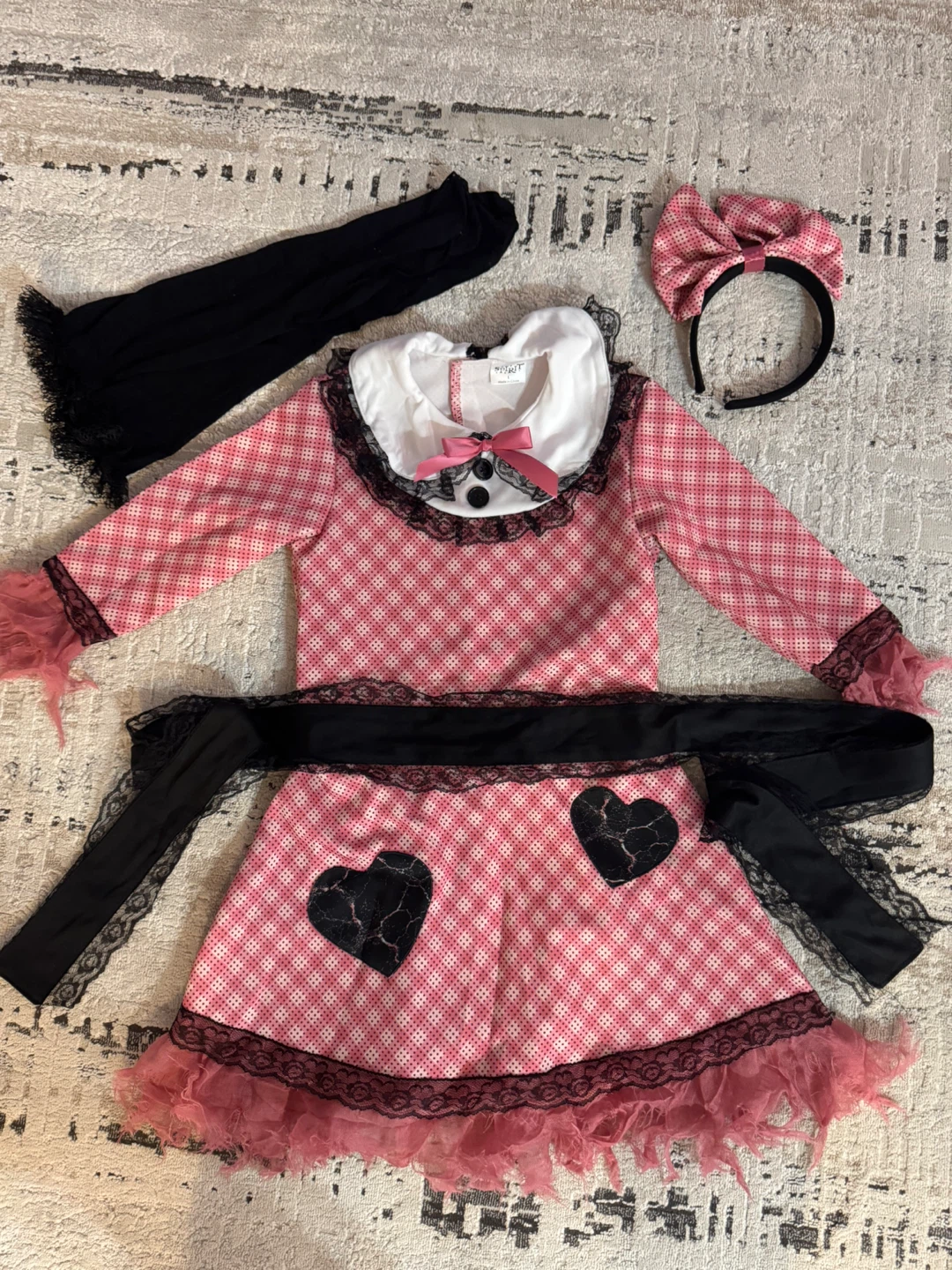 Spirit Halloween Pastel Pink Doll Costume - Large - photo 5