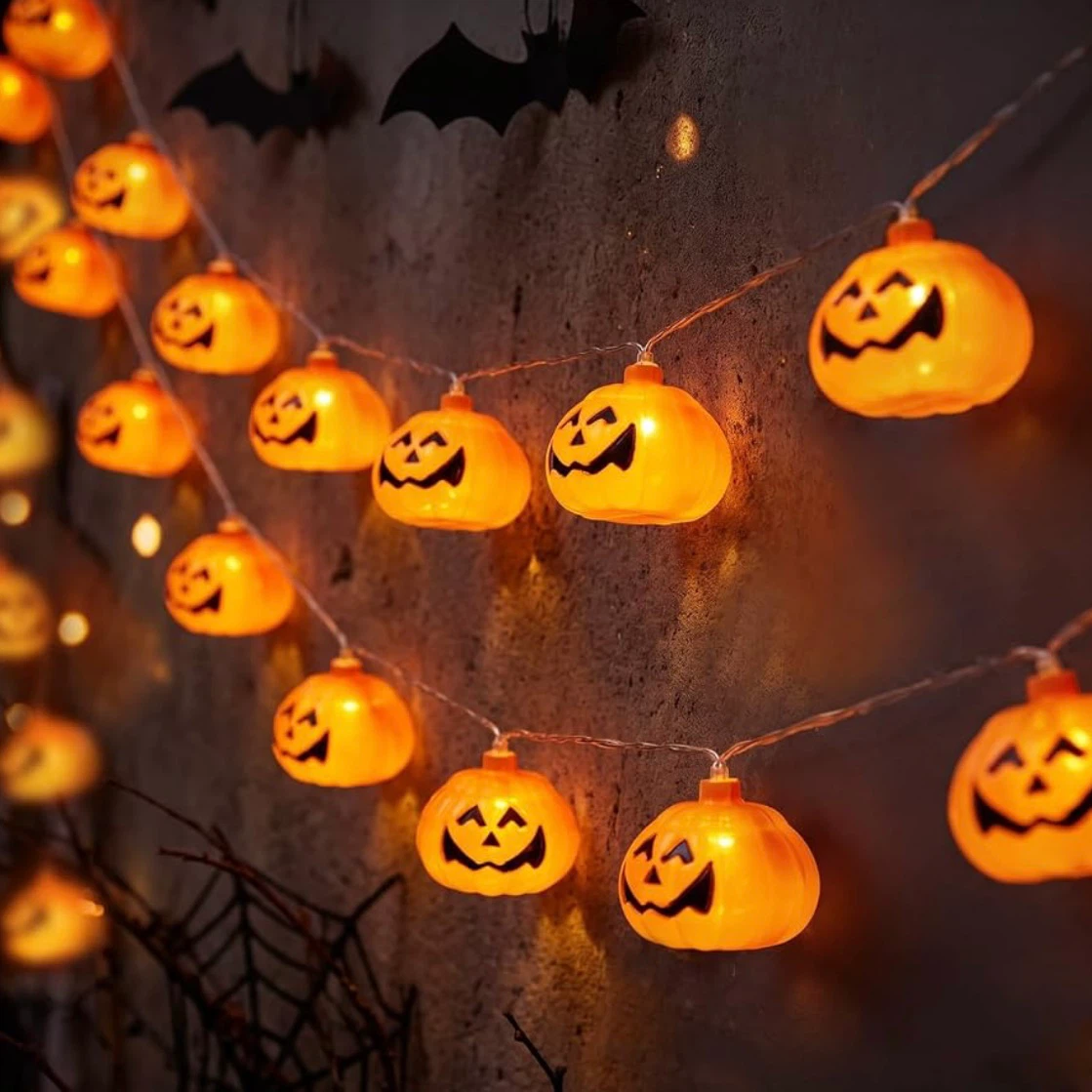 Brand New Battery Operated Halloween Pumpkin String Lights