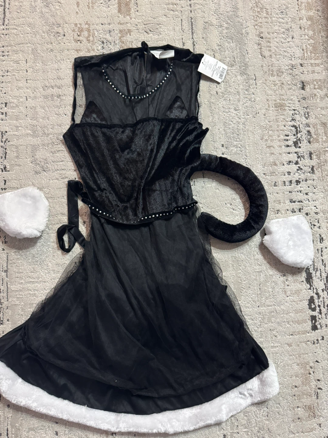 Girls Cat Halloween Costume Set - photo 3