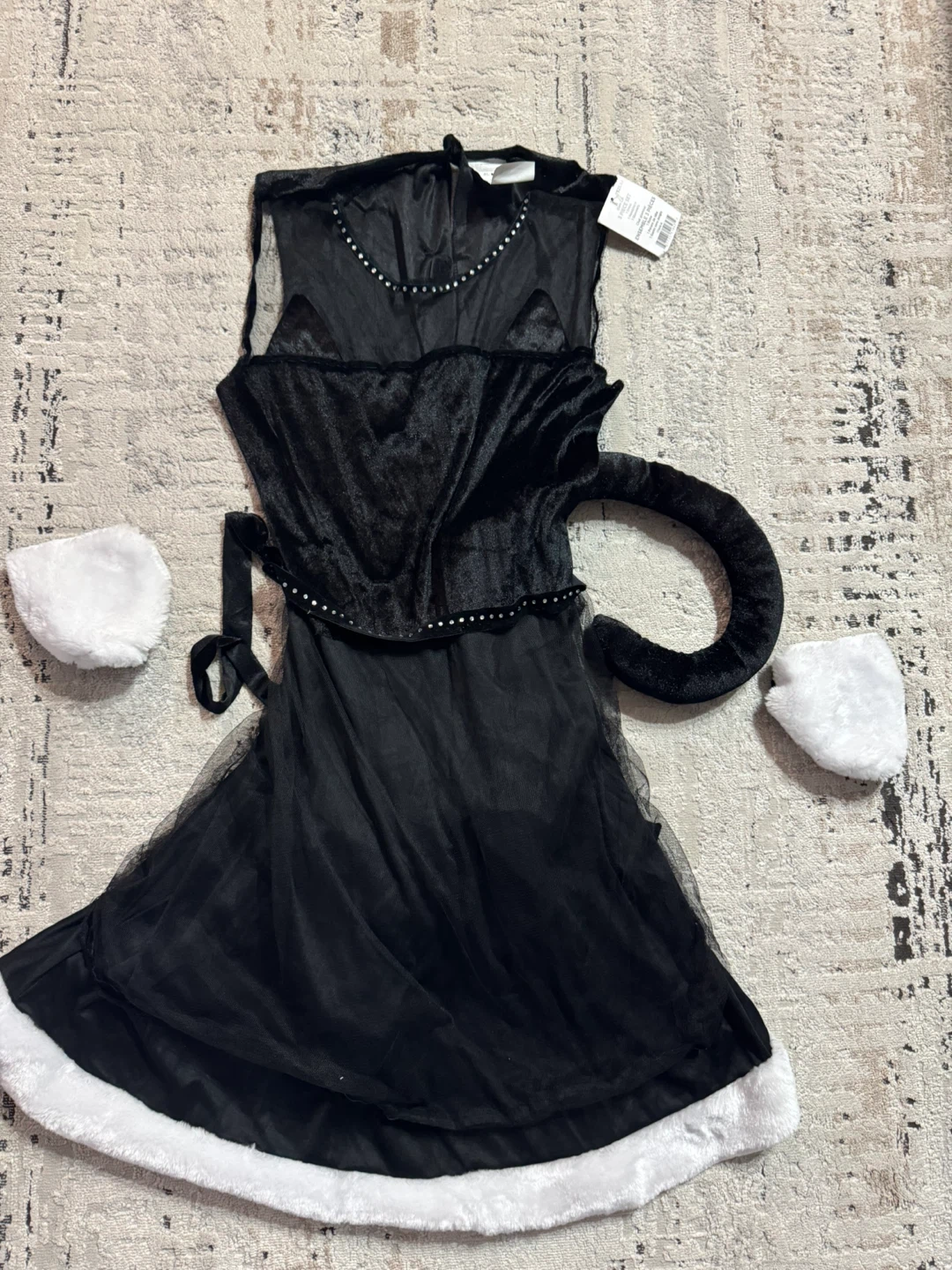 Girls Cat Halloween Costume Set - photo 4
