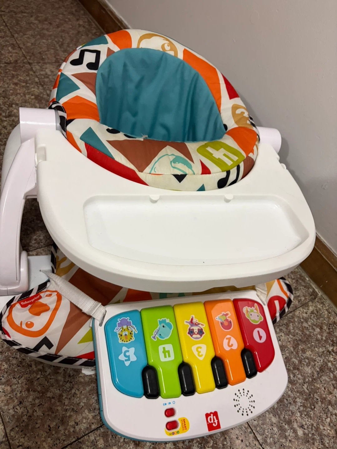 Fisher-Price Sit-Me-Up Floor Seat with Piano