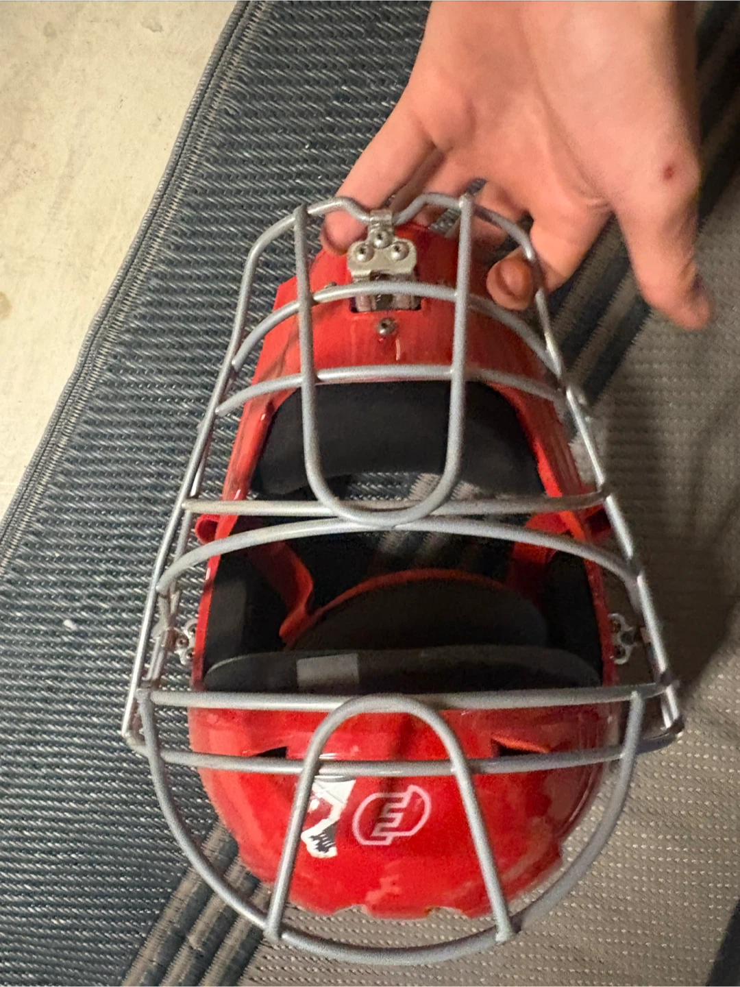 Force3 Defender Red Catcher's Mask