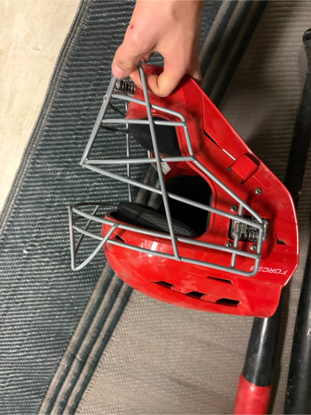Force3 Defender Red Catcher's Mask - photo 2