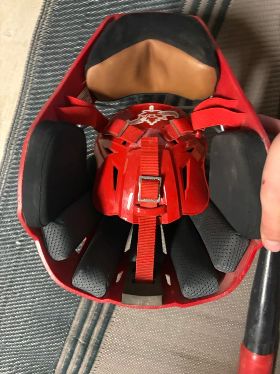 Force3 Defender Red Catcher's Mask - photo 3