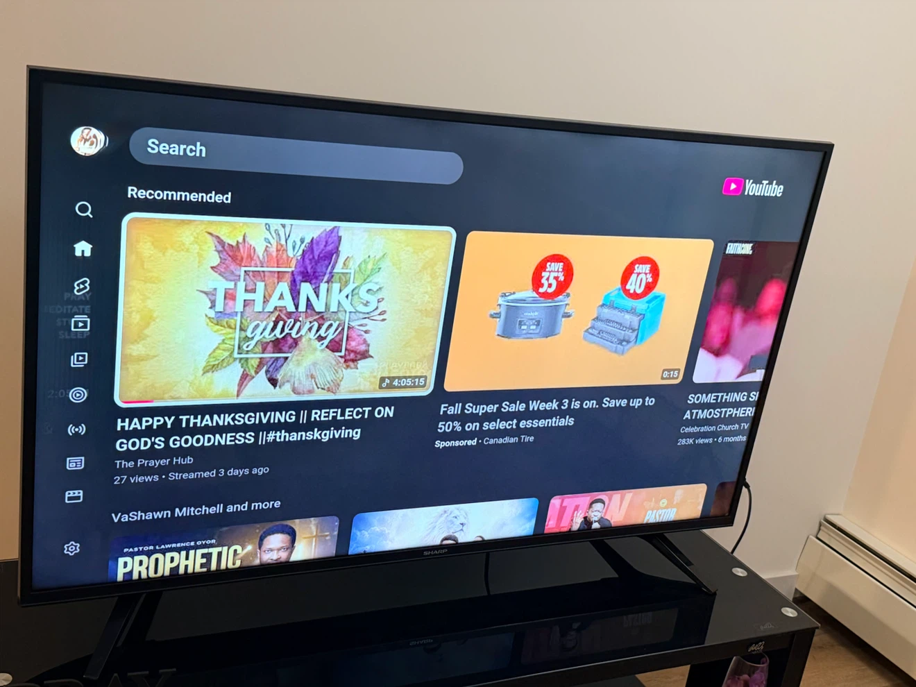 Sharp Smart Tv 55”