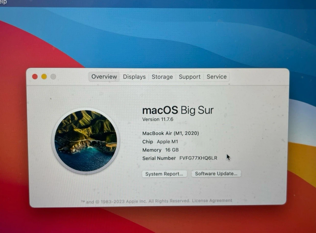 Apple MacBook Air 2020 M1 16GB RAM - photo 4