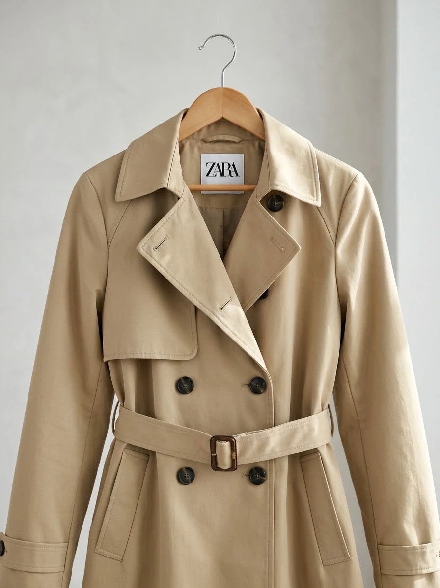 Zara Beige Trench Coat
