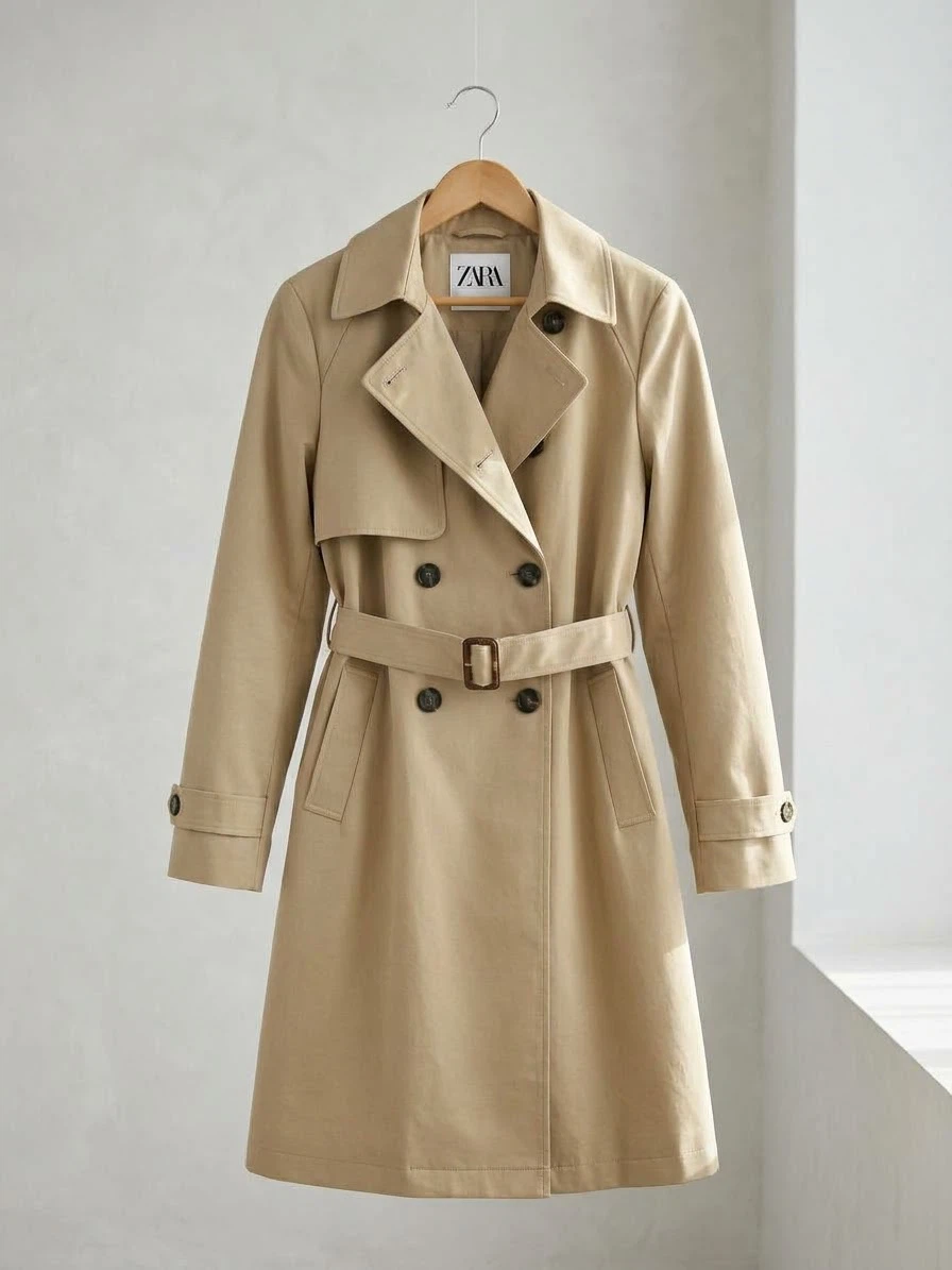 Zara Beige Trench Coat - photo 2