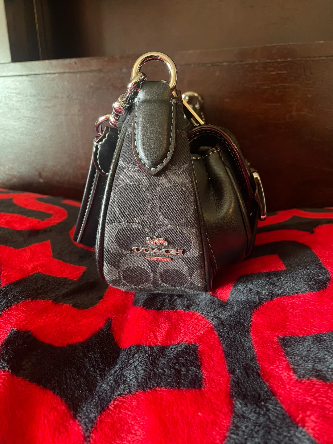 Coach Ashton Baguette in Signature Denim Shoulder Bag - photo 2
