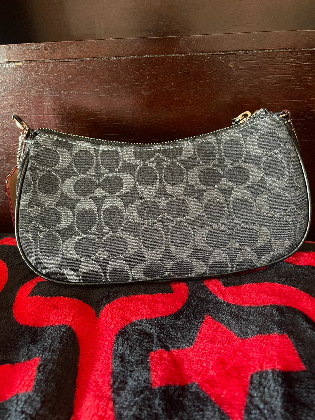 Coach Ashton Baguette in Signature Denim Shoulder Bag - photo 3