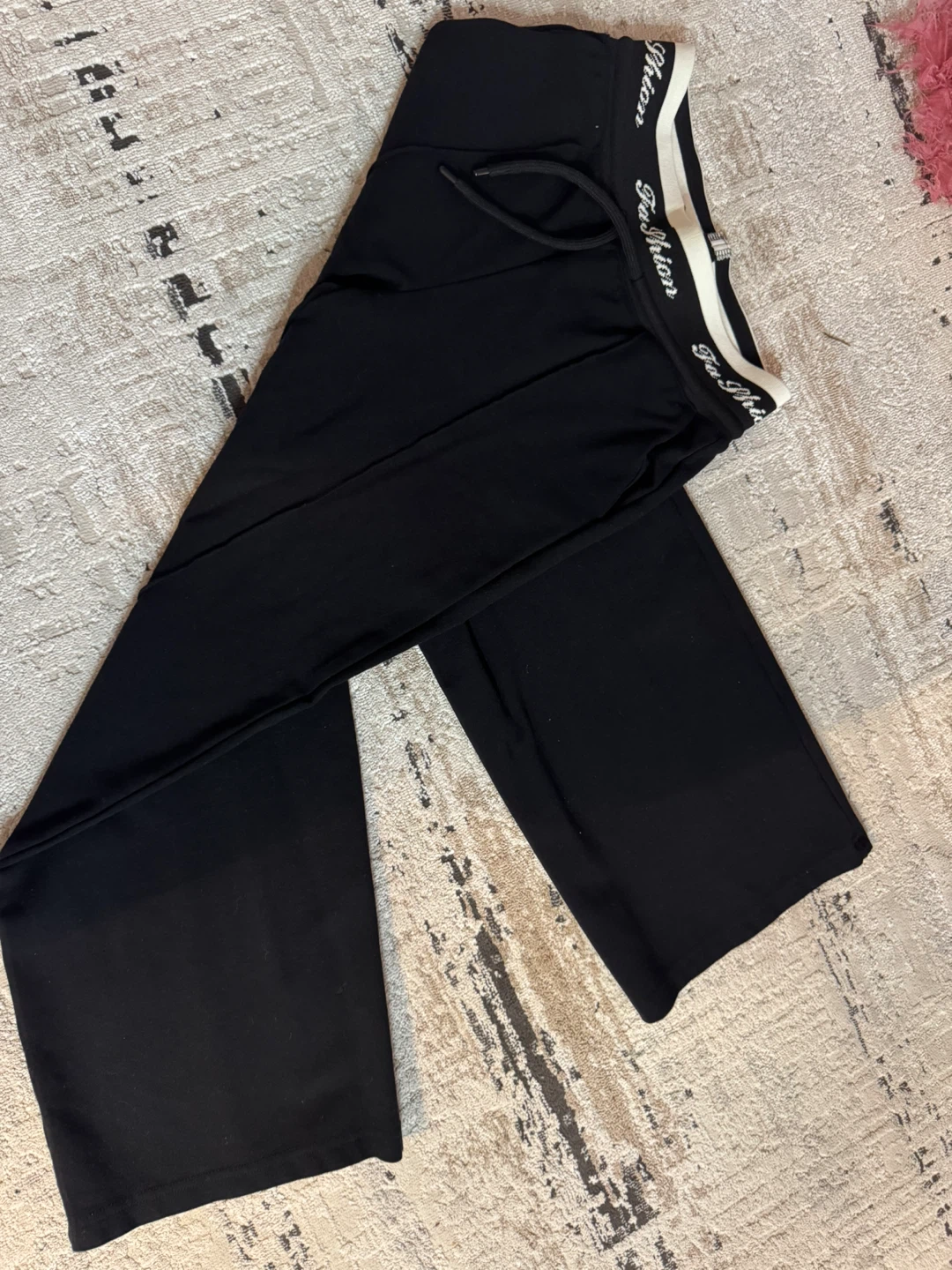 Black Fashion Joggers Size 152
