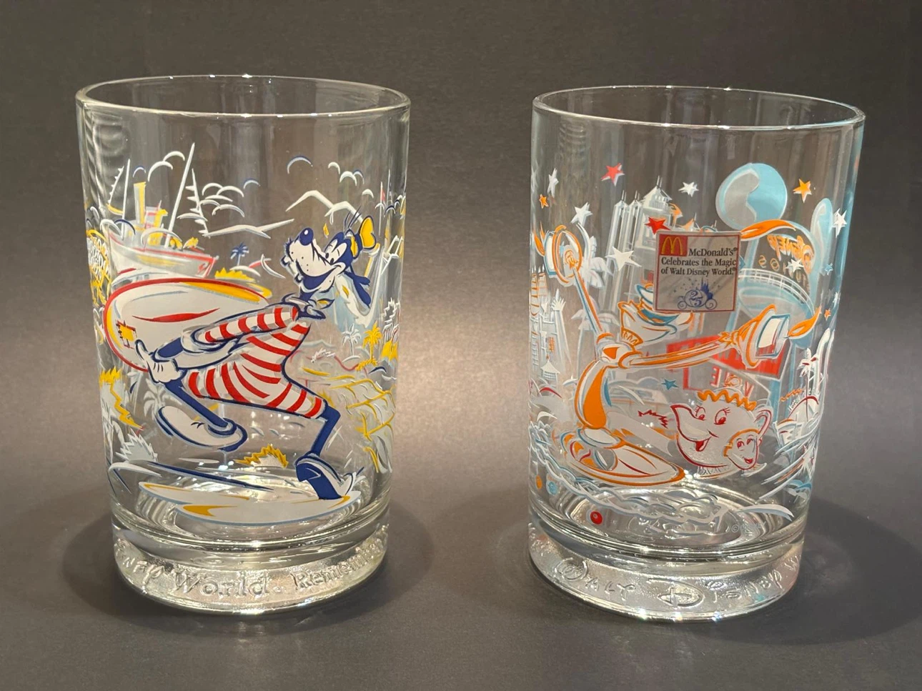 Set of 6 McDonald's Walt Disney World Glasses - photo 2