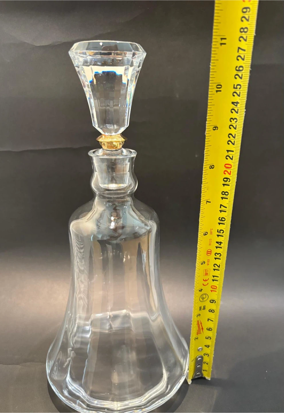 Clear Glass Decanter with Stopper - photo 2