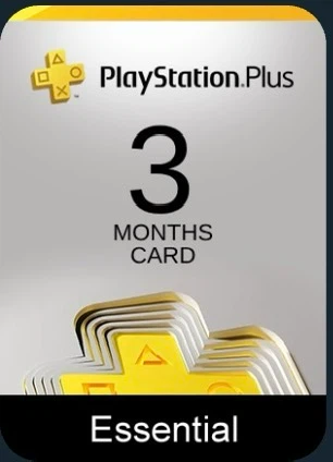Play Station Plus essential for 3 months