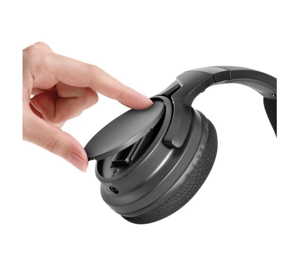 ONN Wireless Rechargeable Over-Ear Gaming Headset - Black -New - photo 2