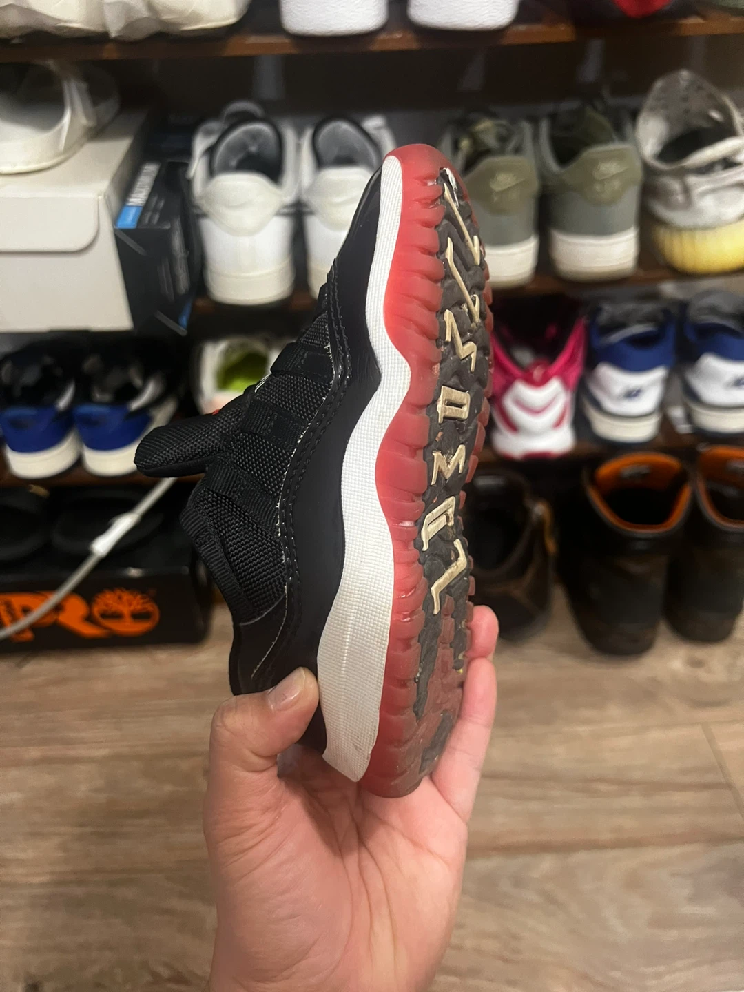 Nike Air Jordan 11 Retro Low Bred Kids Shoes 11c - photo 2