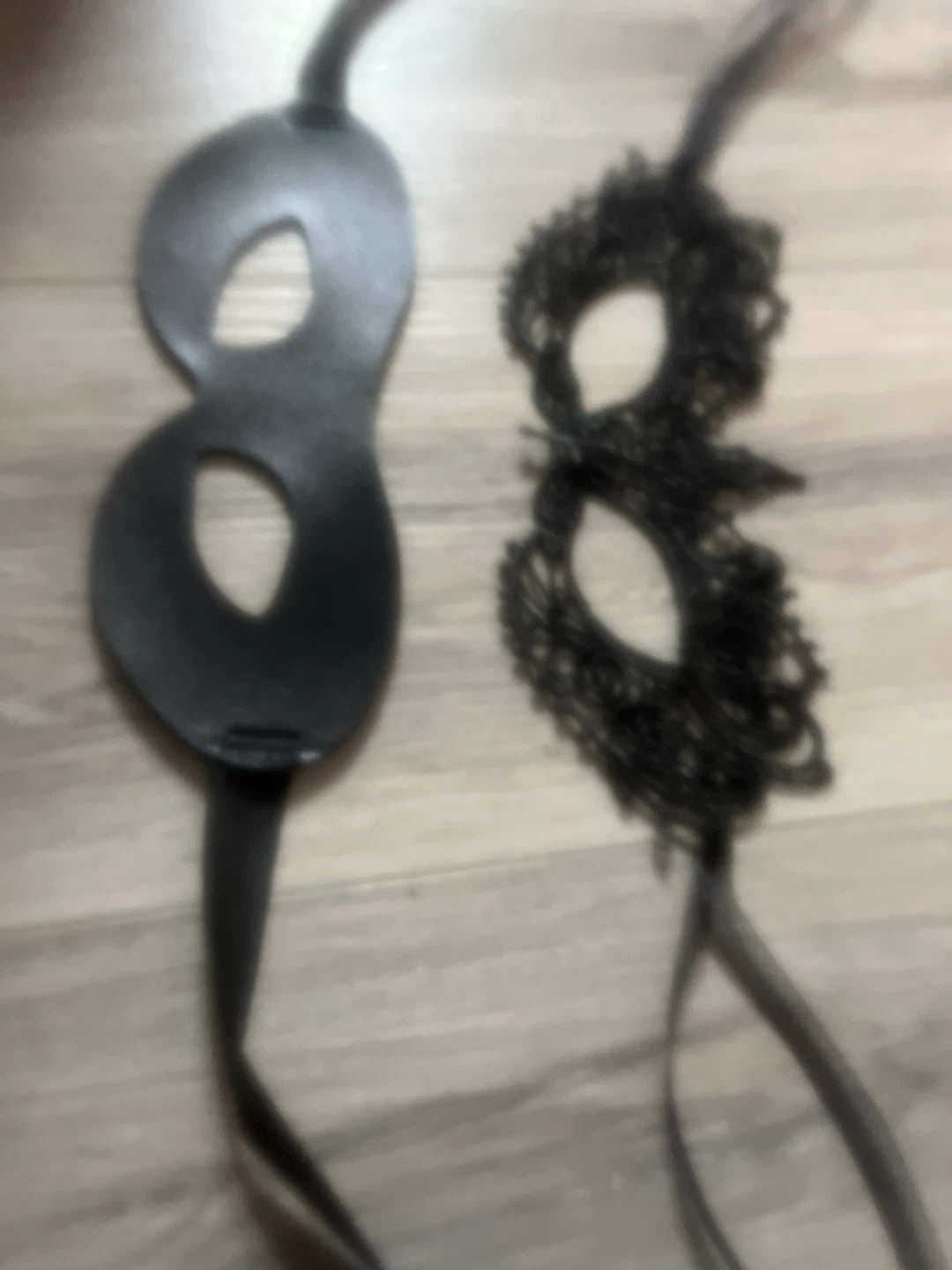Set of Two Black Masquerade Masks - photo 5