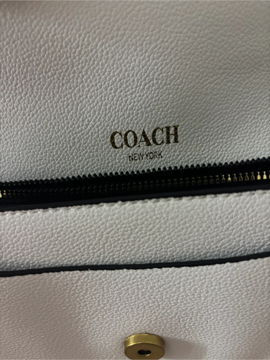 1:1Coach White Leather Shoulder Bag - photo 5