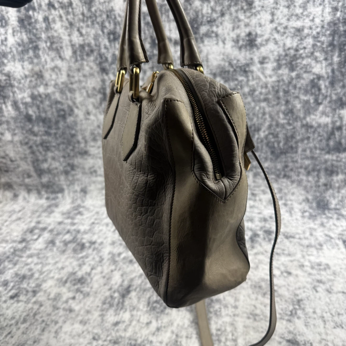 Vivienne Westwood Croc-Embossed Leather 2-Way Handbag - photo 5