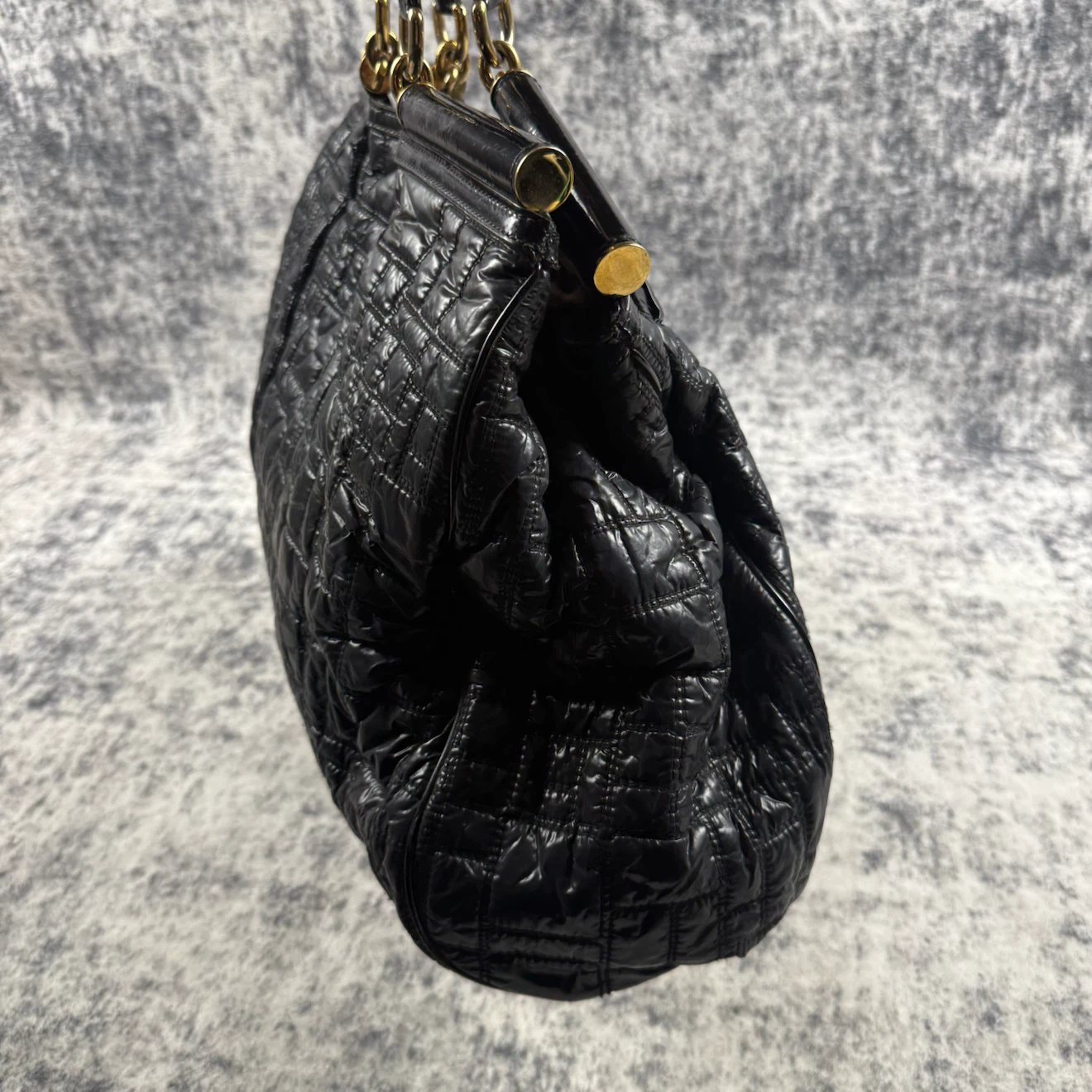 Dolce & Gabbana Miss Lexington Quilted Patent Nylon Tote Bag - photo 5