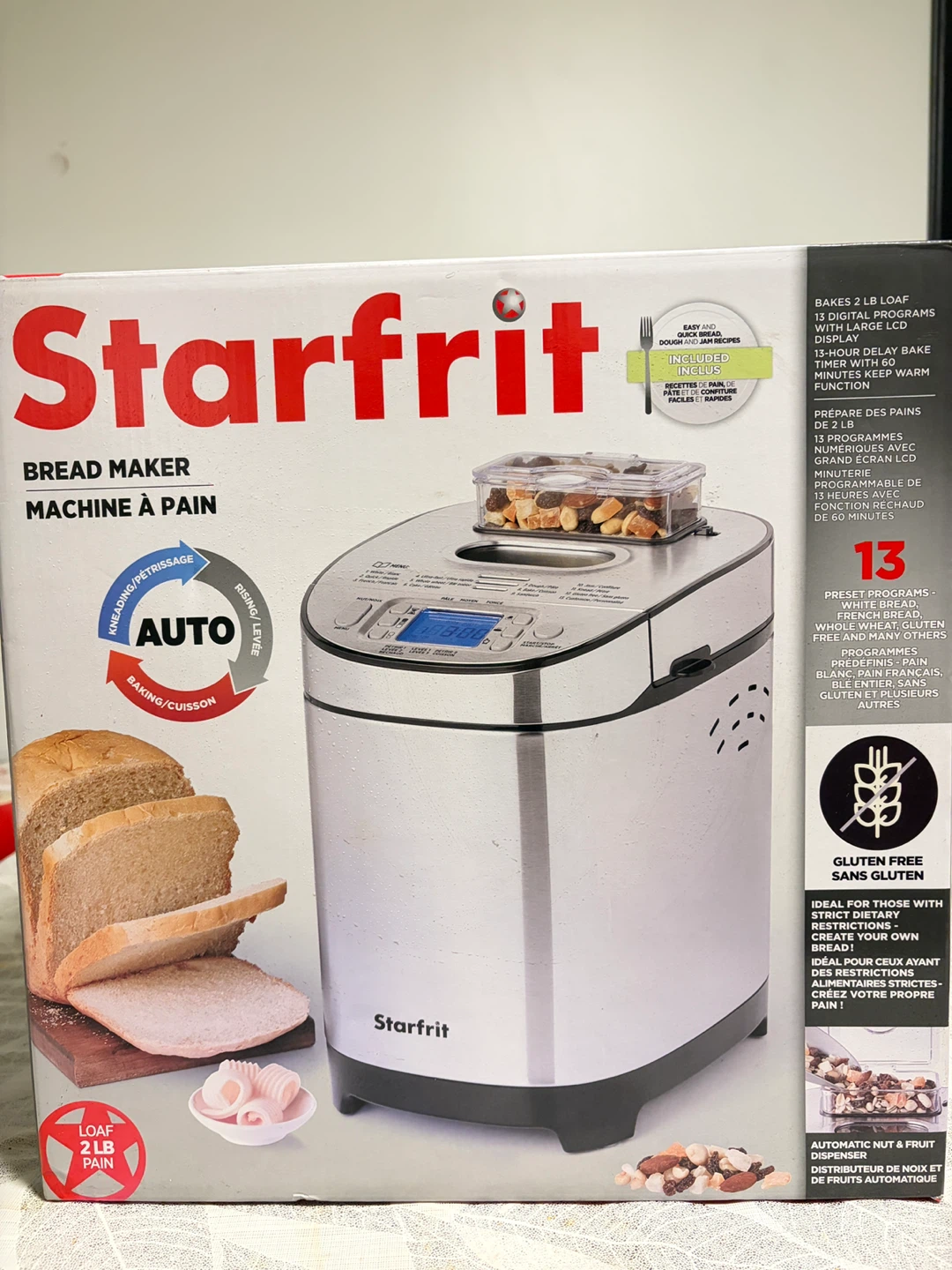 Starfrit 2 lb Bread Maker