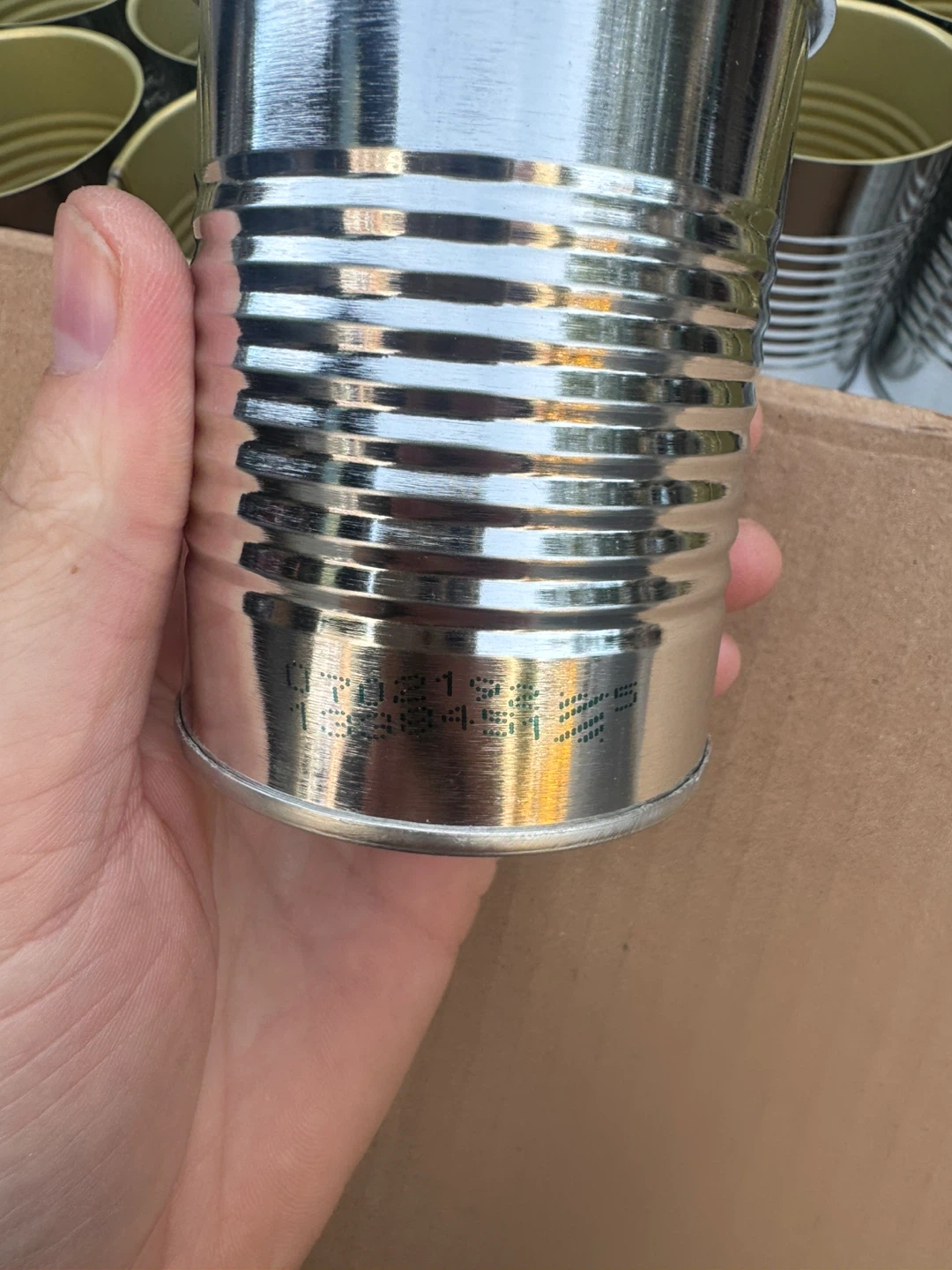 Large Bulk Set of Empty Metal Tin Cans - photo 3