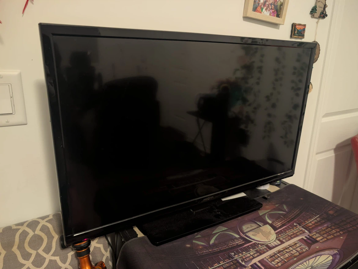 Insignia 32-inch LED TV with chrome-cast