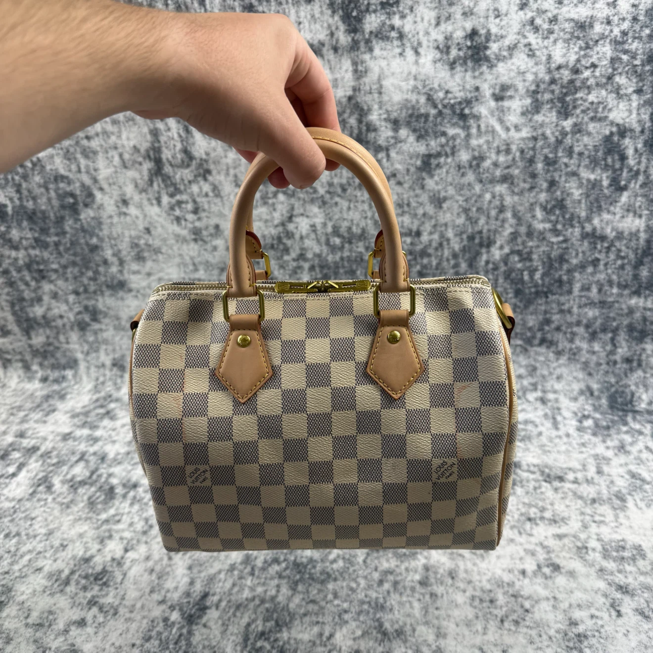 Louis Vuitton Damier Azur Speedy 25 Handbag - photo 5