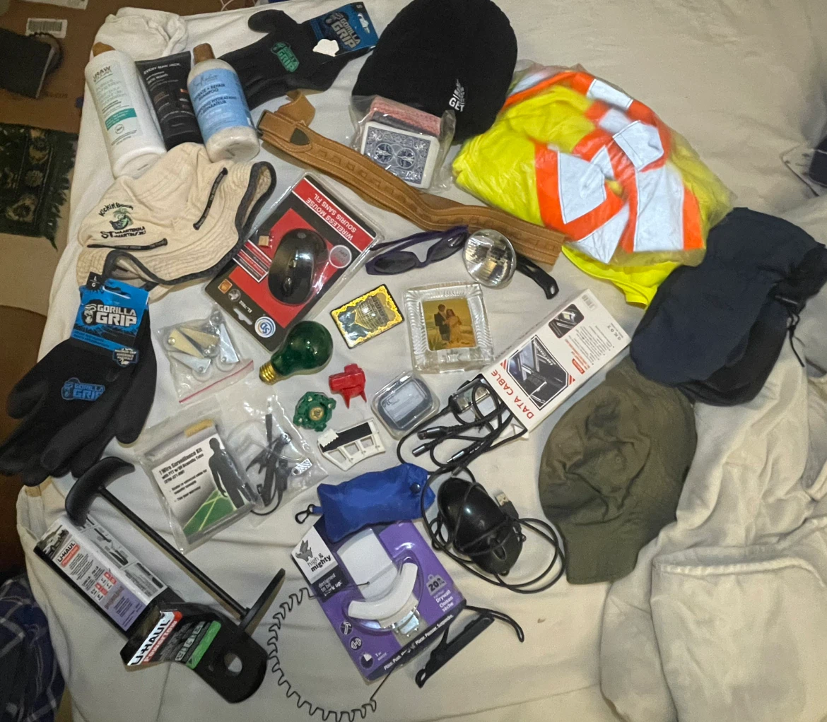 Assorted items for sale