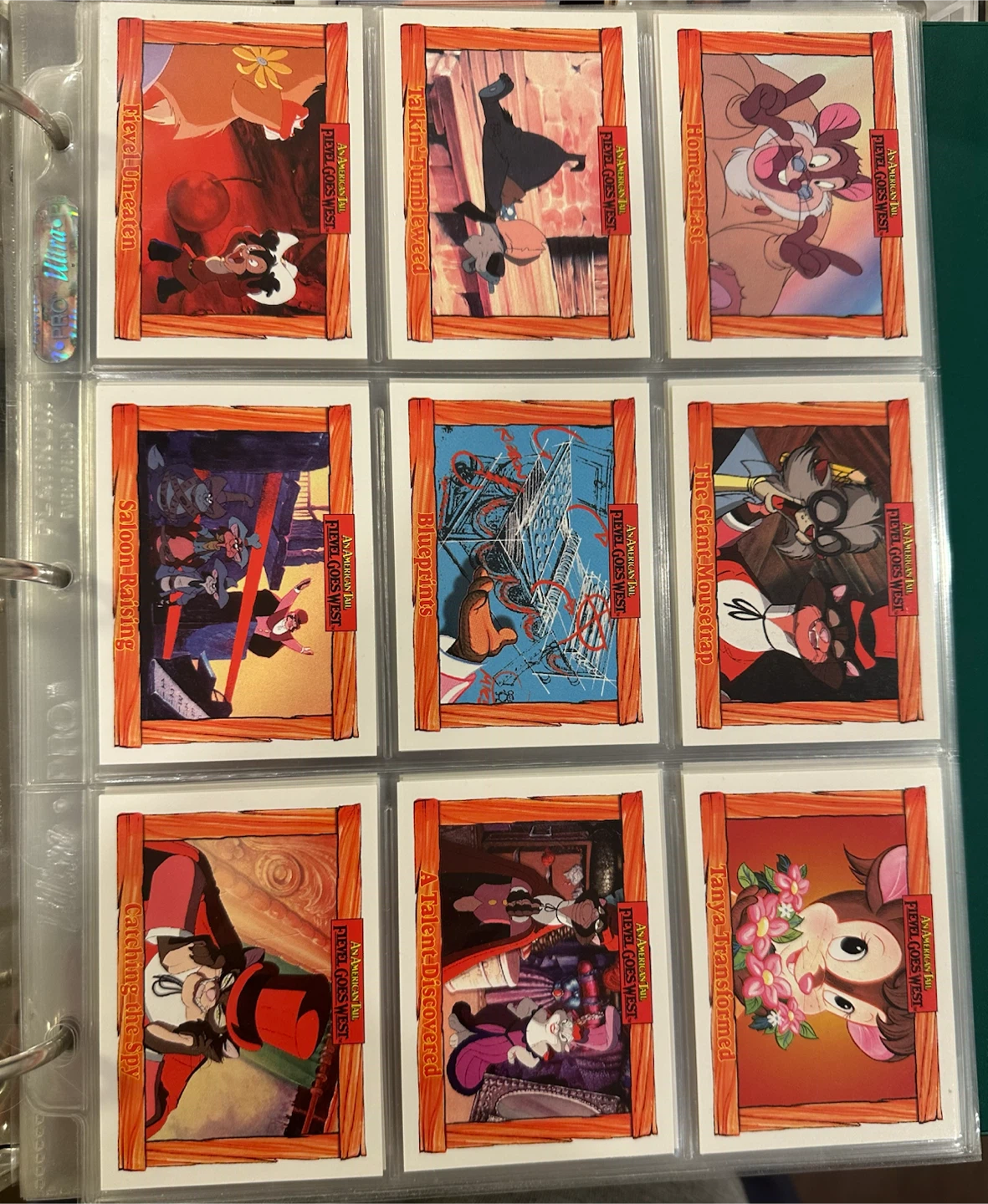 An American Tail Fievel Goes West Movie Trading Cards - photo 2