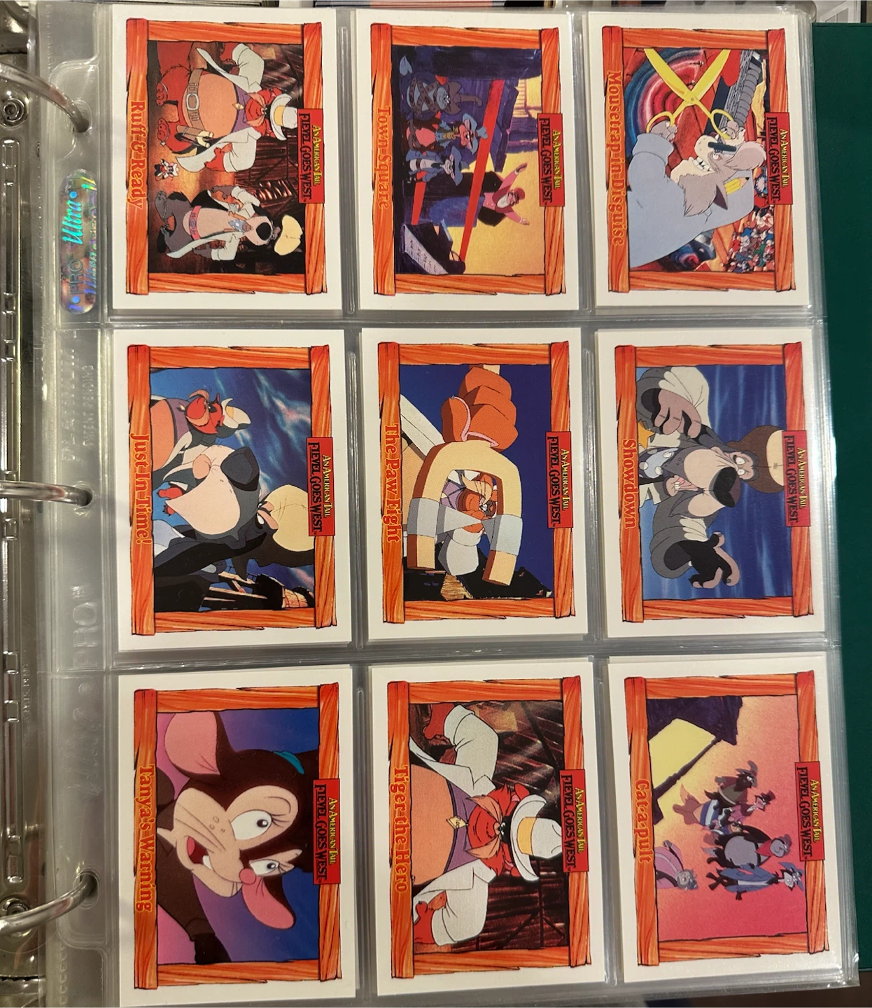 An American Tail Fievel Goes West Movie Trading Cards - photo 4